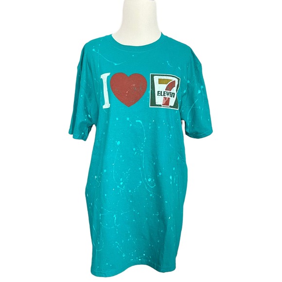 7 Eleven Retro Paint Splatter Tee - Picture 5 of 6